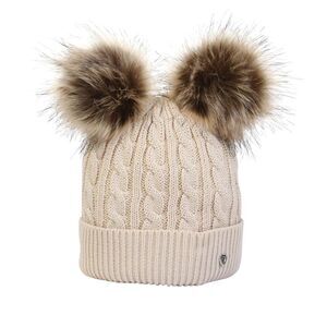 Hy Childrens/Kids Morzine Beanie / Beige
